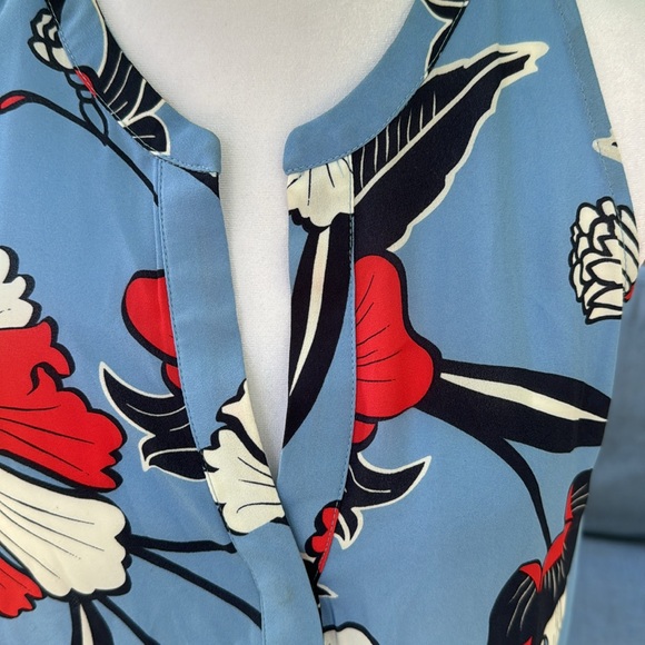 Dalia sleeveless top. Beautiful blue - Picture 2 of 5